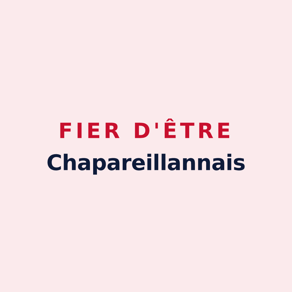 Magnet « Fier d'être Chapareillannais » — design pour Chapareillan