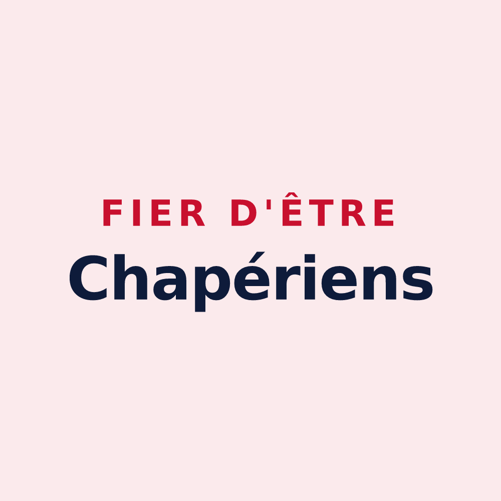 Magnet « Fier d'être Chapériens » — design pour Chapeiry
