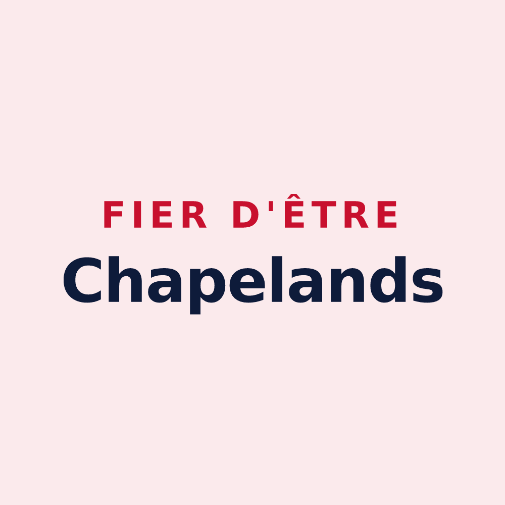 Magnet « Fier d'être Chapelands » — design pour Chapelle-des-Bois