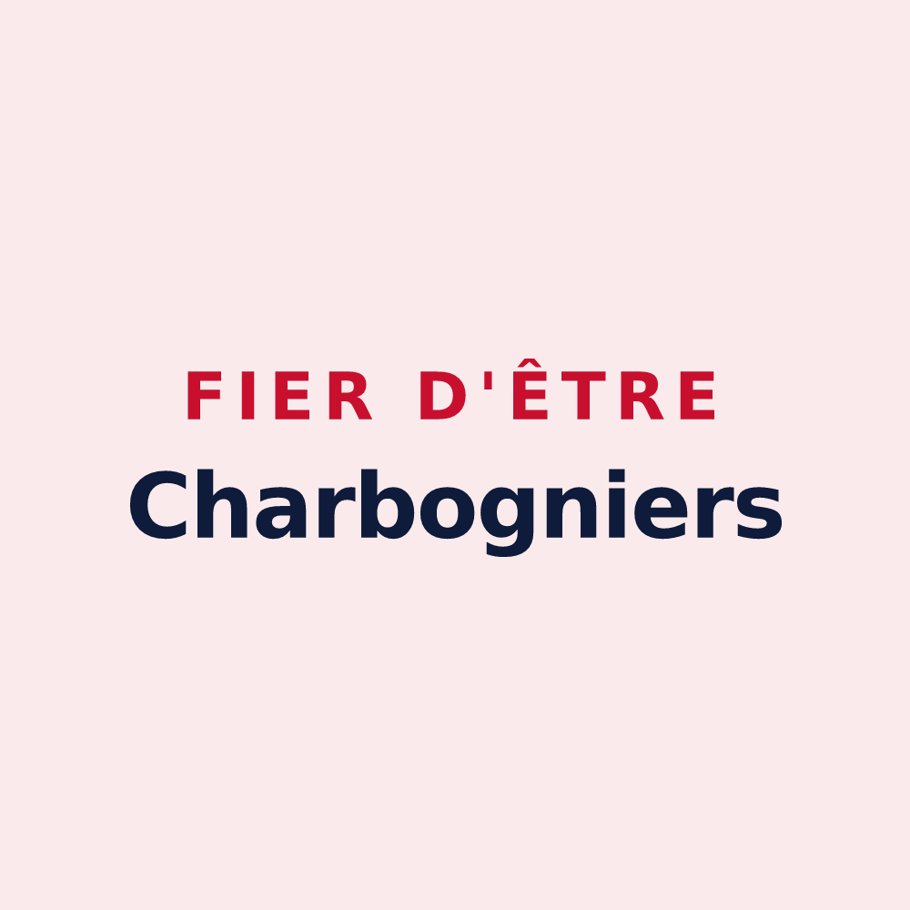 Magnet « Fier d'être Charbogniers » — design pour Charbogne