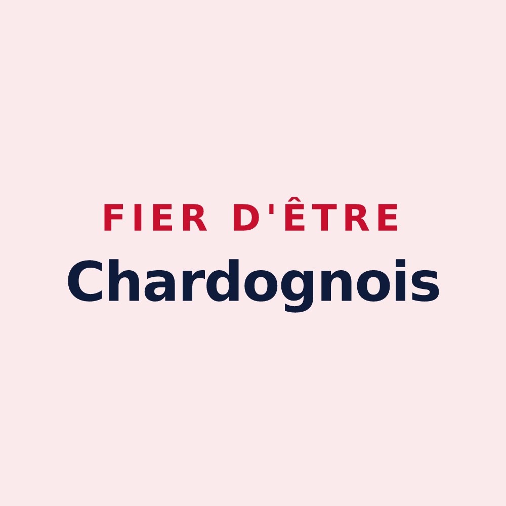 Magnet « Fier d'être Chardognois » — design pour Chardogne
