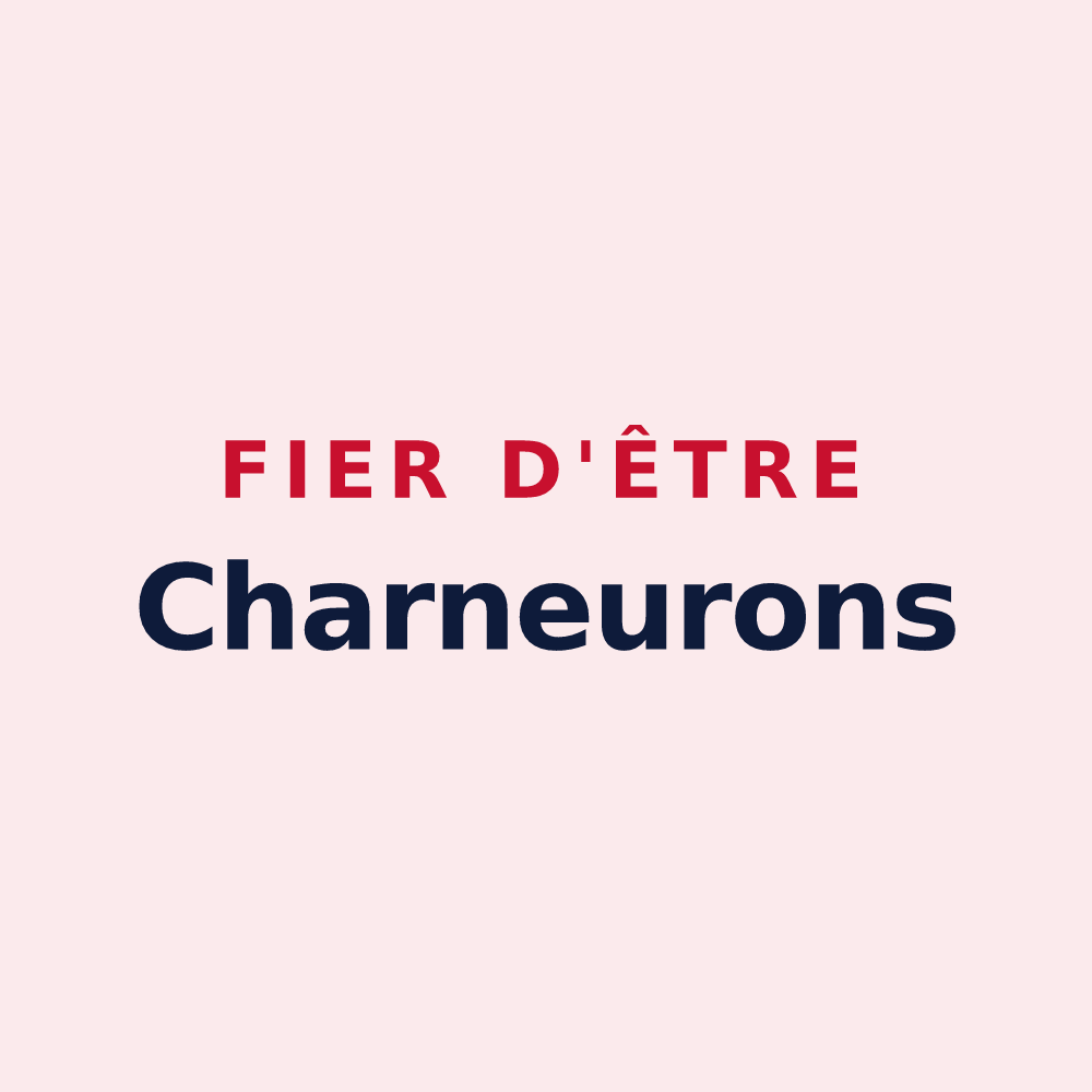 Magnet « Fier d'être Charneurons » — design pour Chardonnay