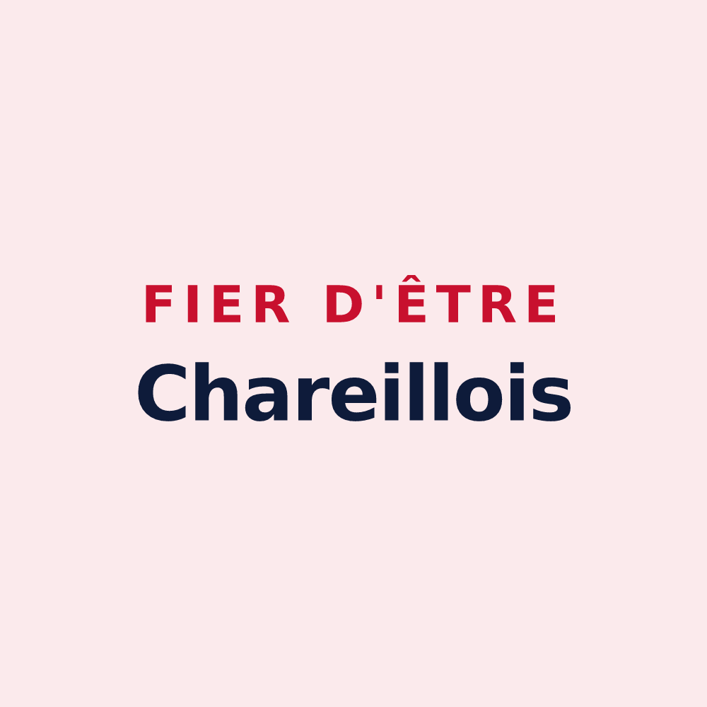 Magnet « Fier d'être Chareillois » — design pour Chareil-Cintrat