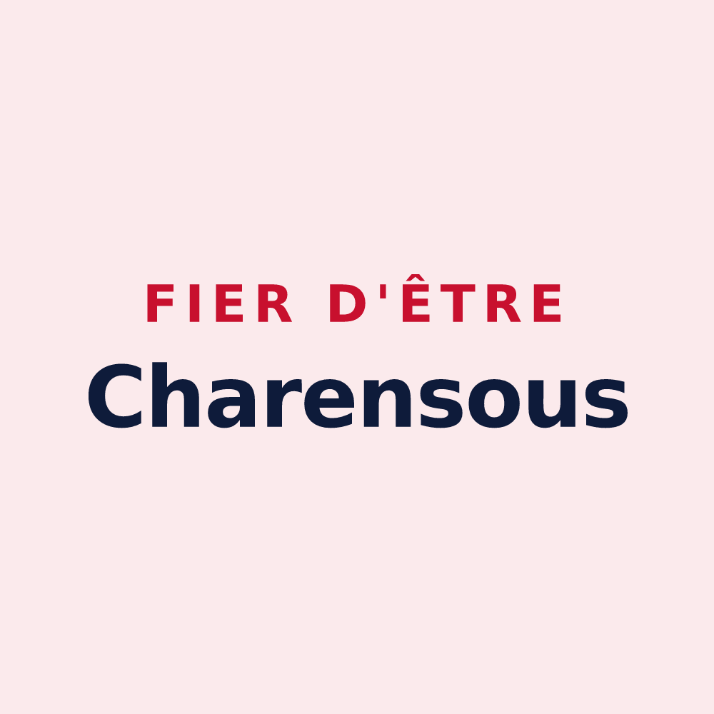Magnet « Fier d'être Charensous » — design pour Charens