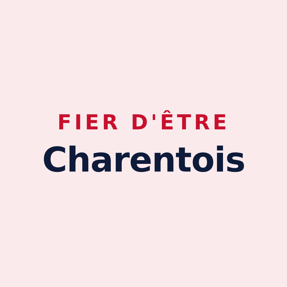 Magnet « Fier d'être Charentois » — design pour Charentay