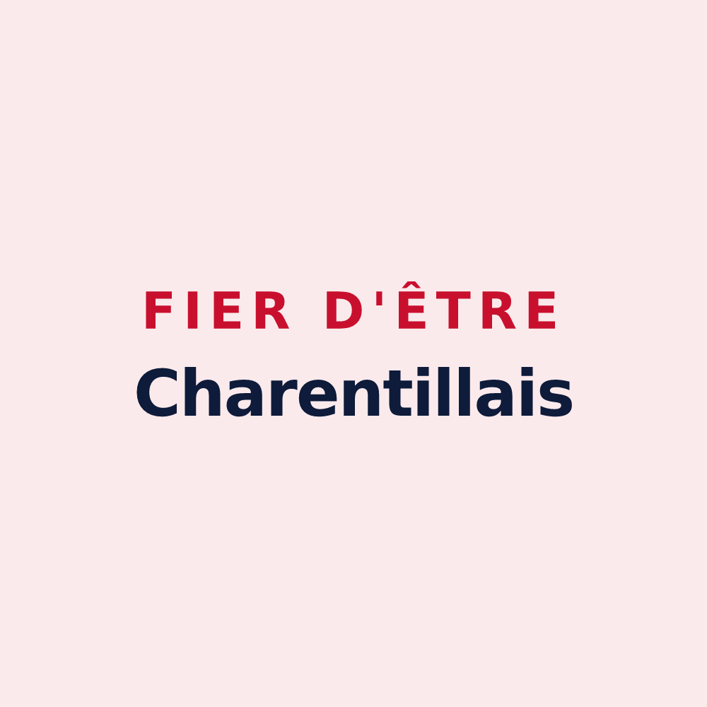 Magnet « Fier d'être Charentillais » — design pour Charentilly