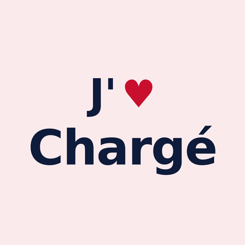 Magnet personnalisé Chargé — design J'aime Chargé