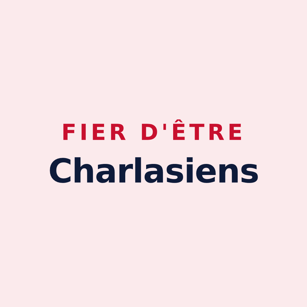 Magnet « Fier d'être Charlasiens » — design pour Charlas