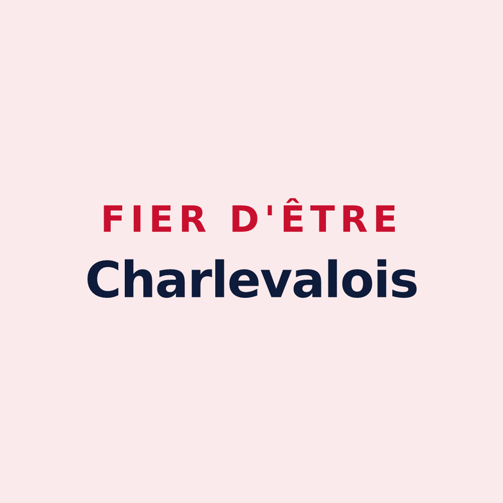 Magnet « Fier d'être Charlevalois » — design pour Charleval