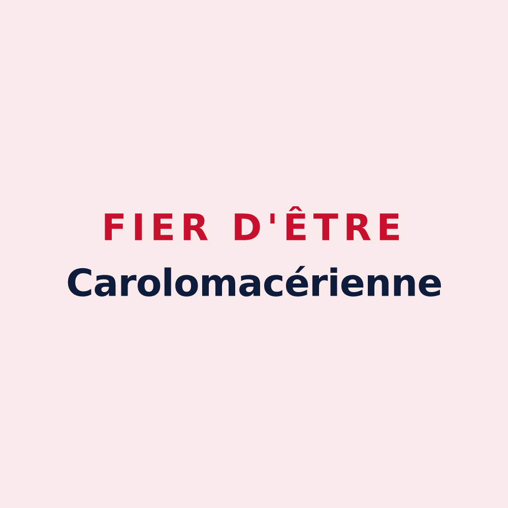 Magnet « Fier d'être Carolomacérienne » — design pour Charleville-Mézières