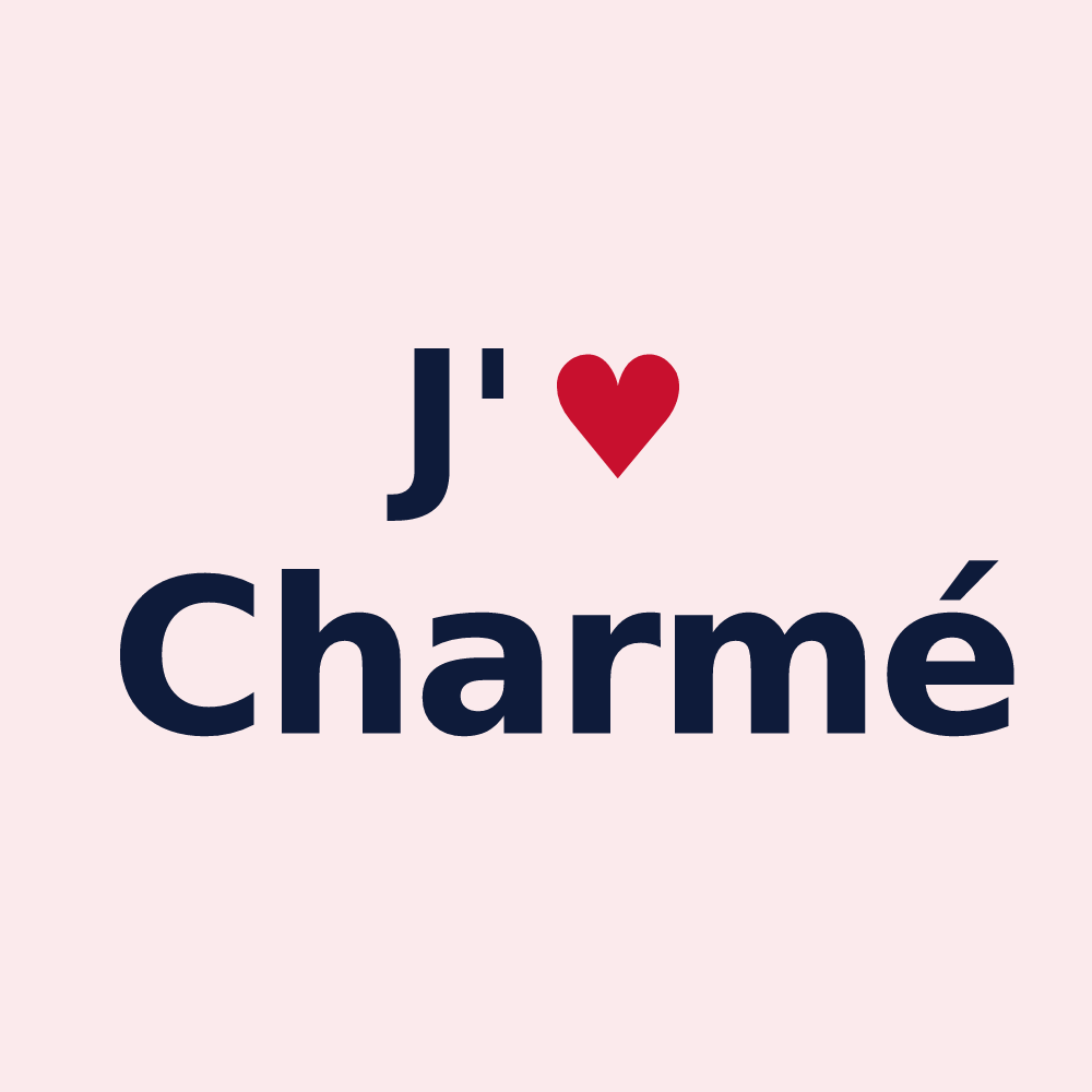 Magnet personnalisé Charmé — design J'aime Charmé