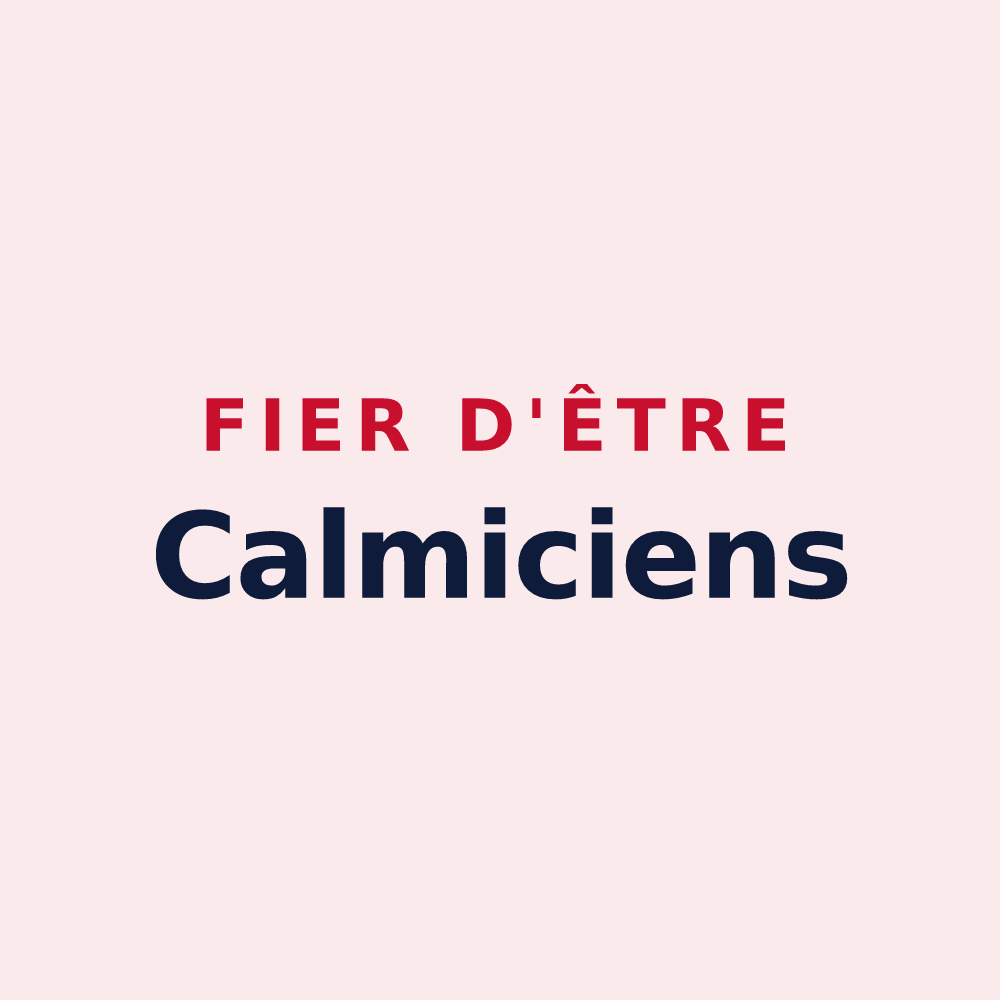 Magnet « Fier d'être Calmiciens » — design pour Charmes