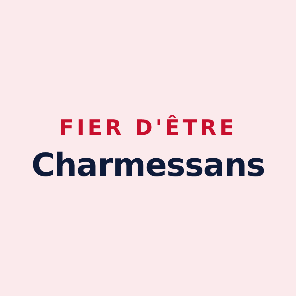 Magnet « Fier d'être Charmessans » — design pour Charmes-la-Grande
