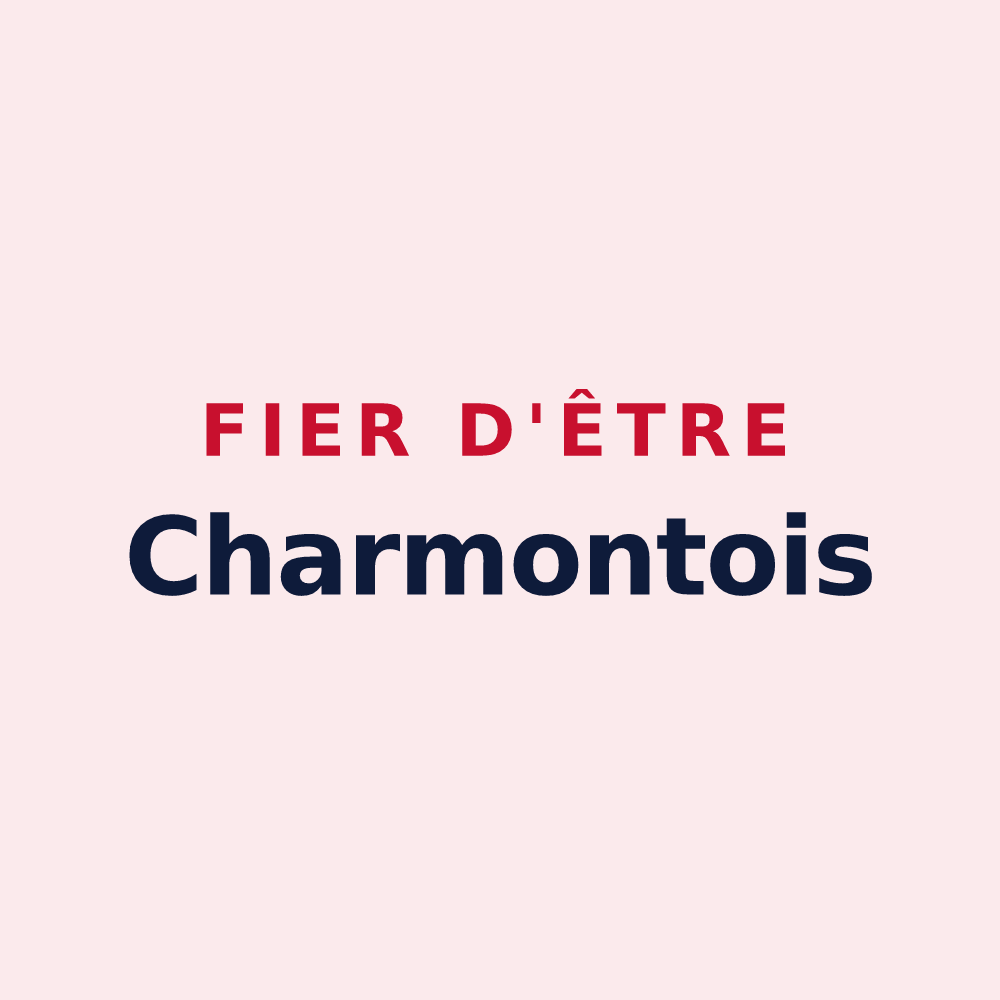 Magnet « Fier d'être Charmontois » — design pour Charmont-en-Beauce