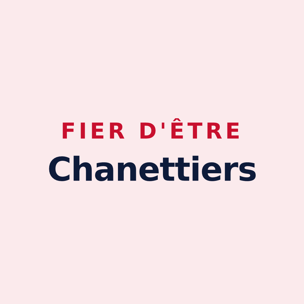 Magnet « Fier d'être Chanettiers » — design pour Charnay
