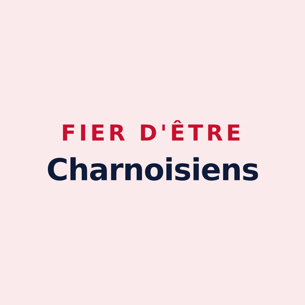 Magnet « Fier d'être Charnoisiens » — design pour Charnois