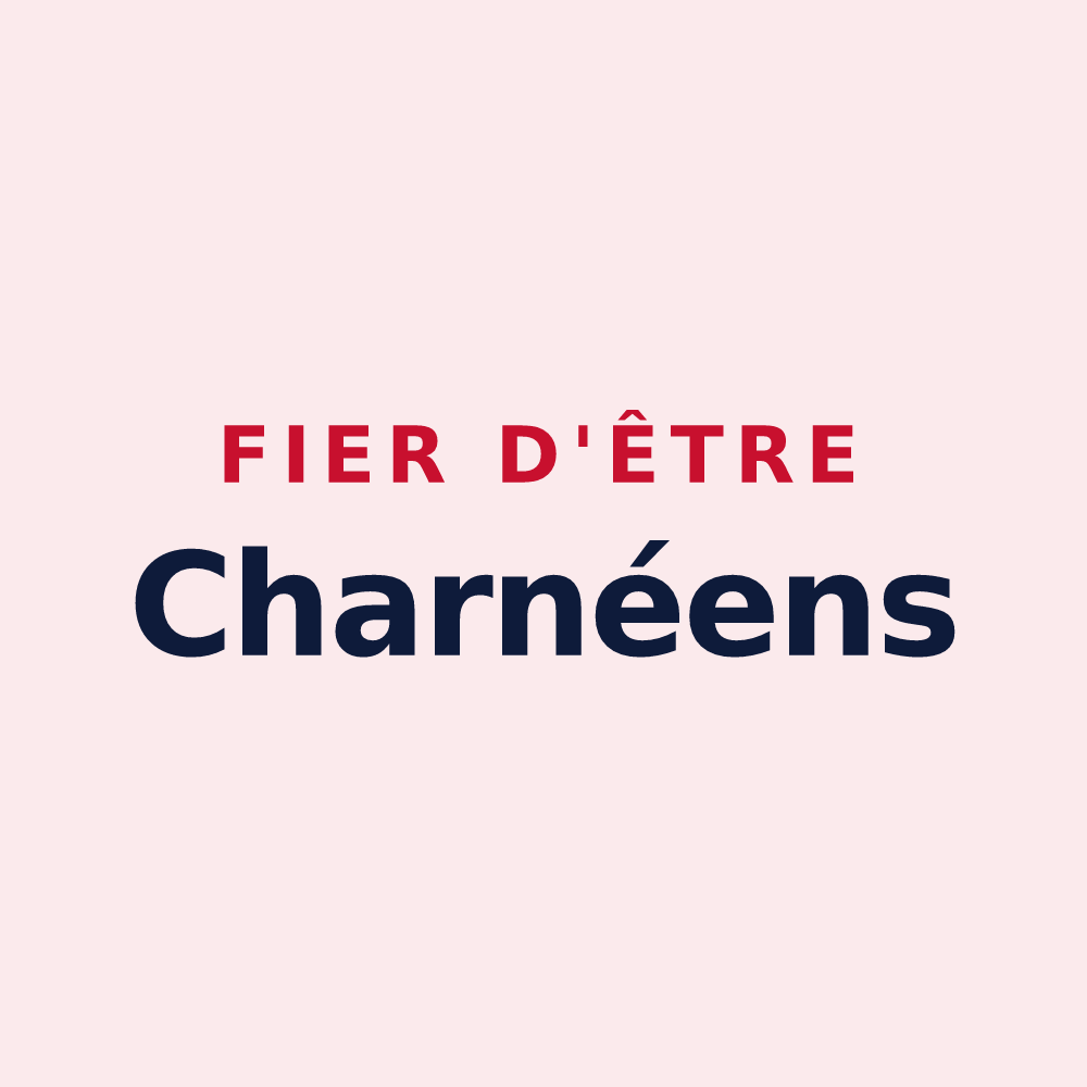 Magnet « Fier d'être Charnéens » — design pour Charny