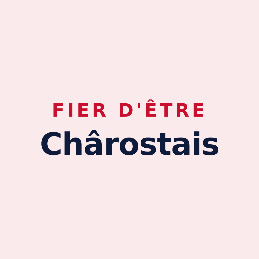 Magnet « Fier d'être Chârostais » — design pour Chârost