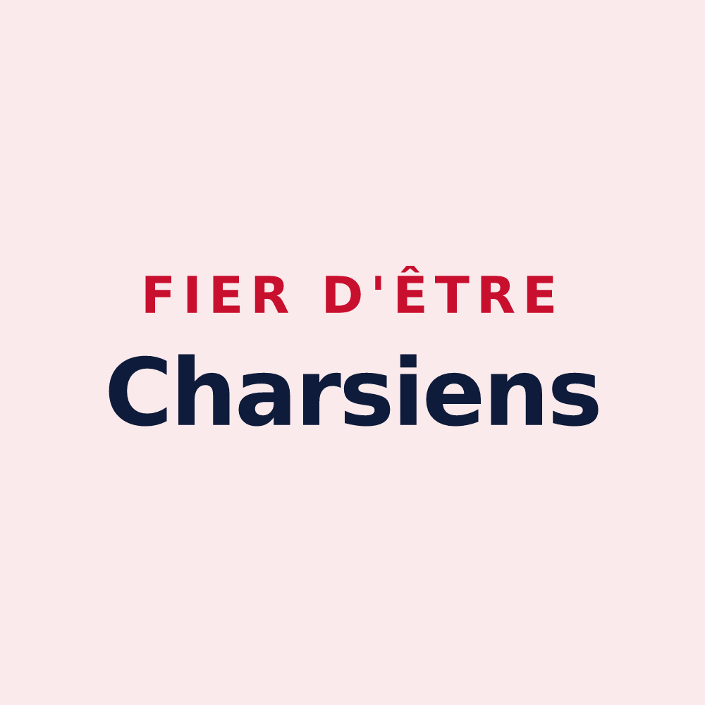Magnet « Fier d'être Charsiens » — design pour Chars