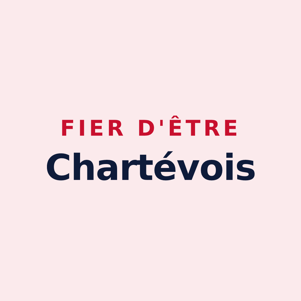 Magnet « Fier d'être Chartévois » — design pour Chartèves