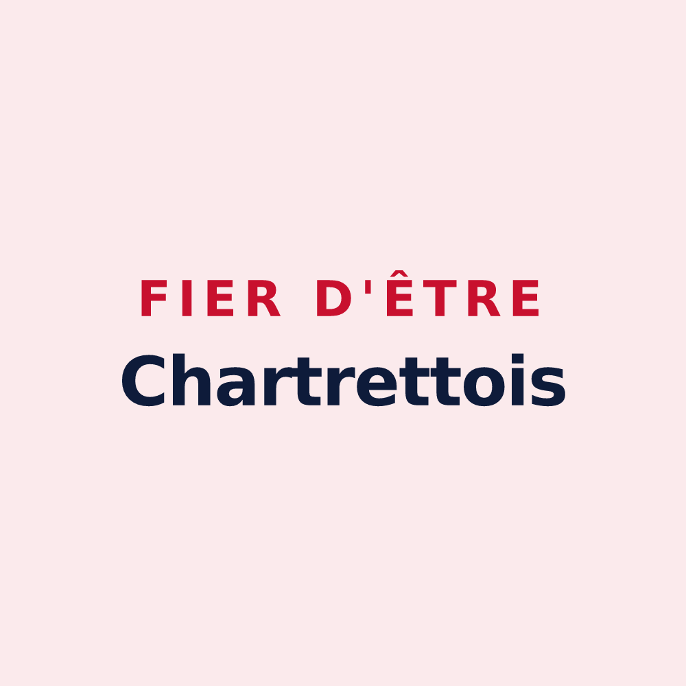Magnet « Fier d'être Chartrettois » — design pour Chartrettes
