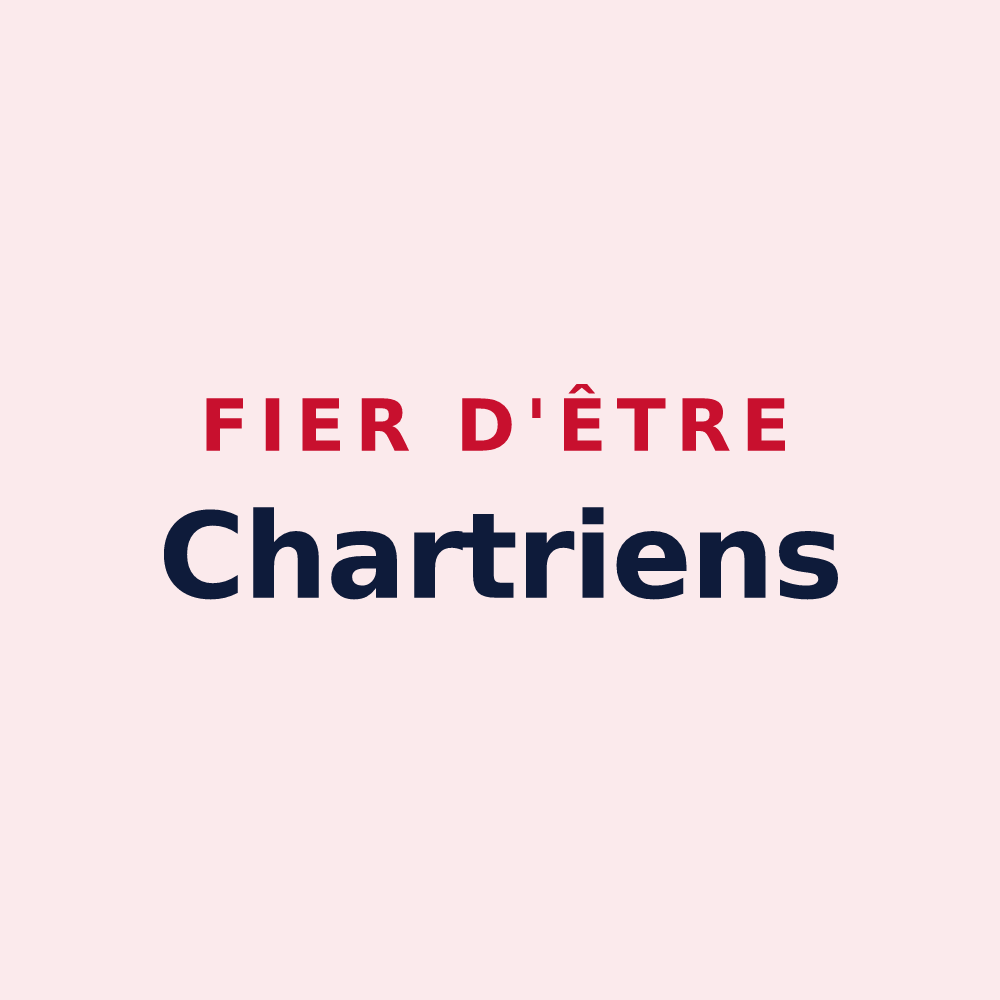 Magnet « Fier d'être Chartriens » — design pour Chartrier-Ferrière