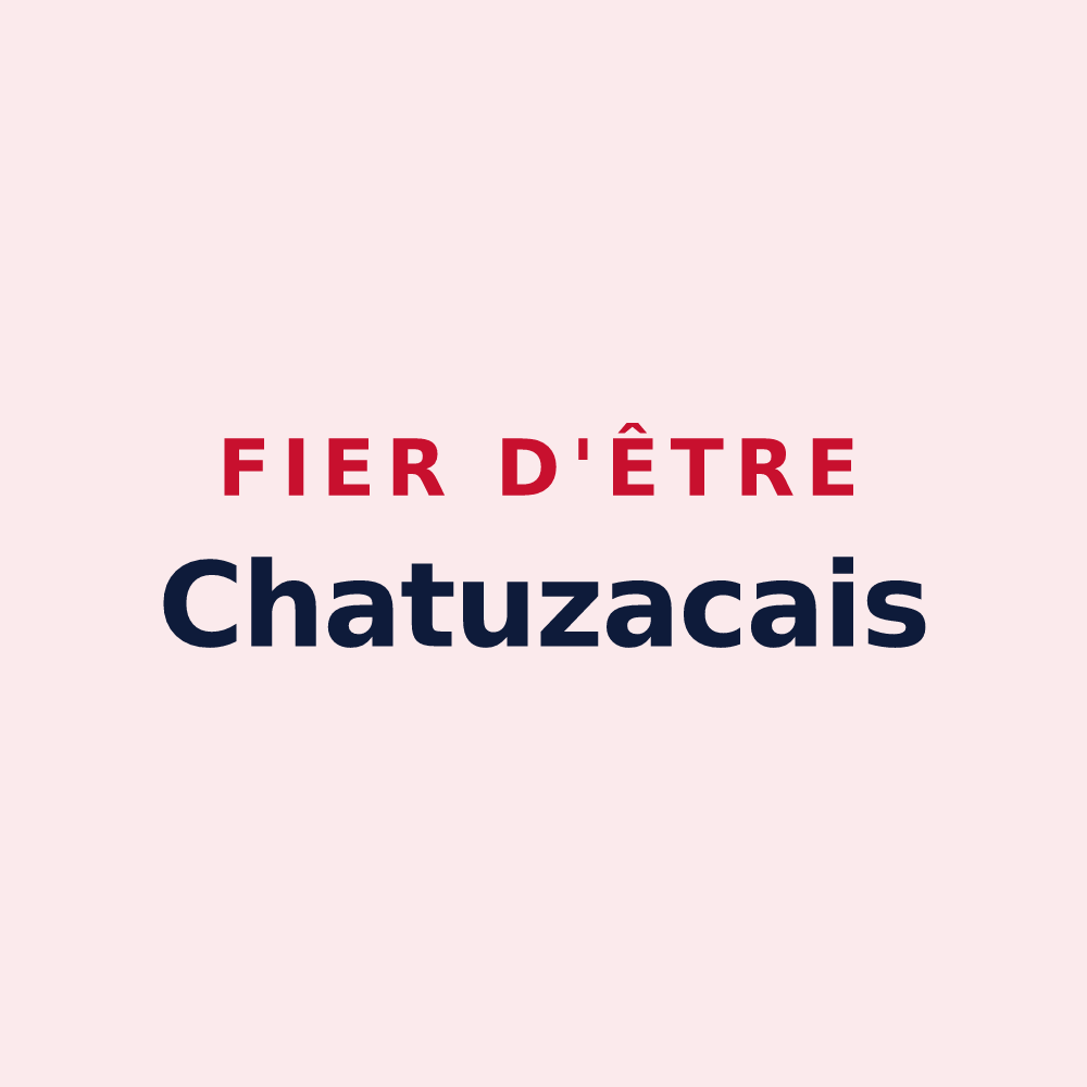 Magnet « Fier d'être Chatuzacais » — design pour Chartuzac