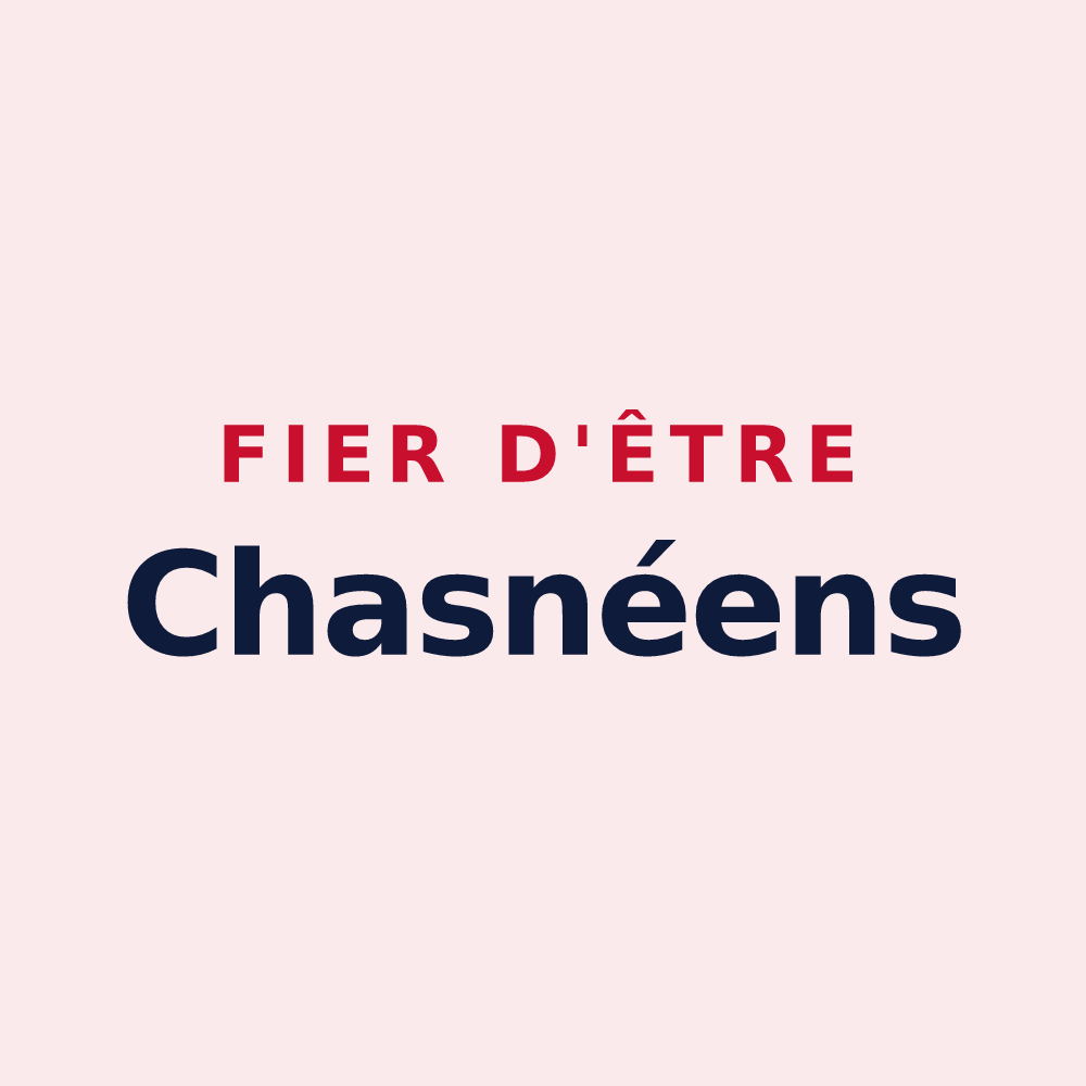 Magnet « Fier d'être Chasnéens » — design pour Chasné-sur-Illet