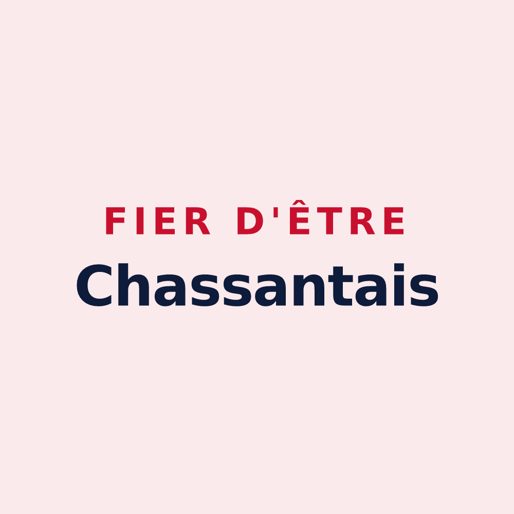 Magnet « Fier d'être Chassantais » — design pour Chassant