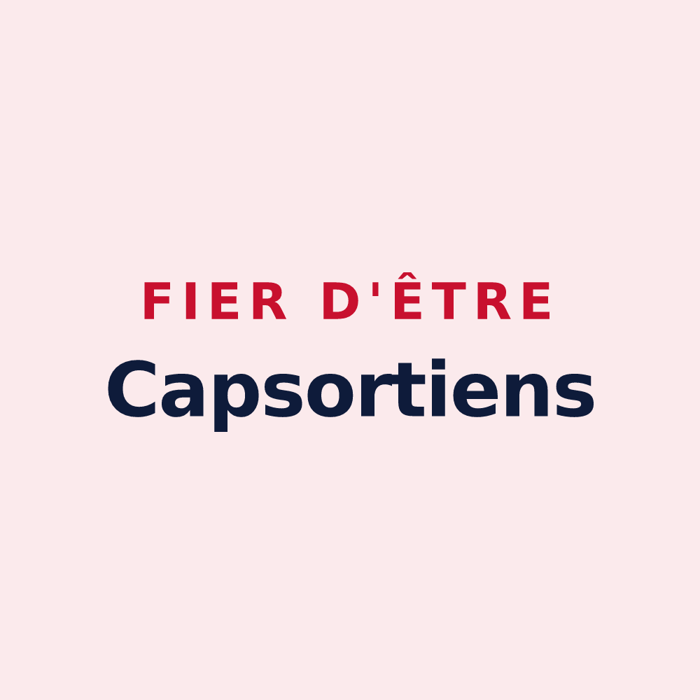 Magnet « Fier d'être Capsortiens » — design pour Chassors