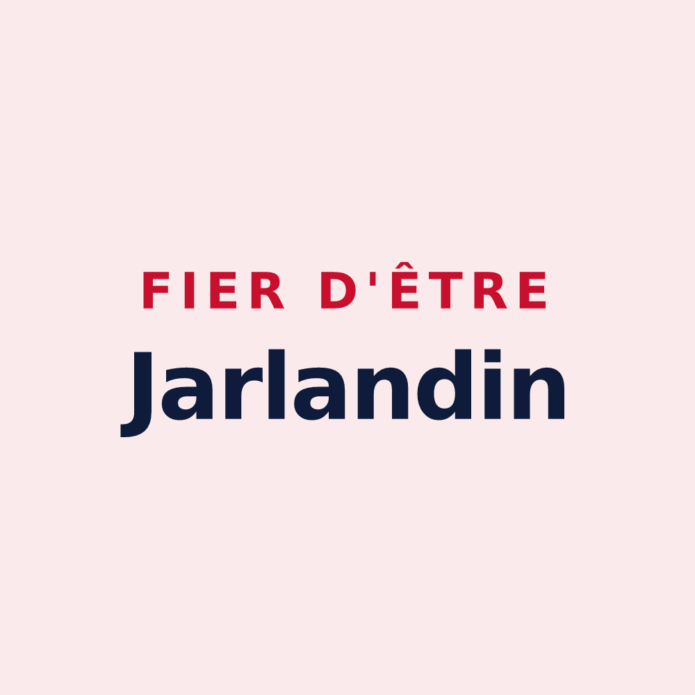 Magnet « Fier d'être Jarlandin » — design pour Château-Arnoux-Saint-Auban