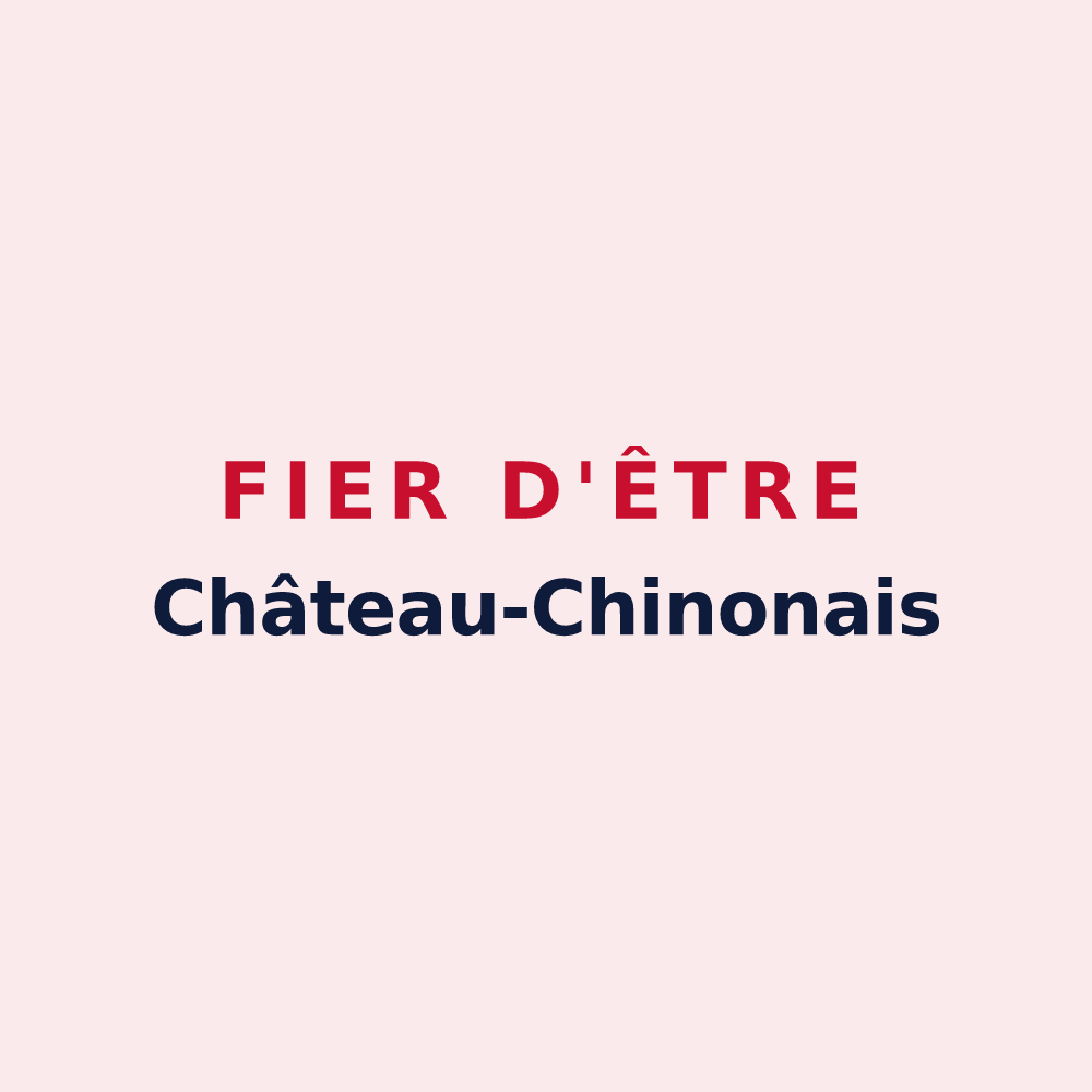 Magnet « Fier d'être Château-Chinonais » — design pour Château-Chinon (Ville)
