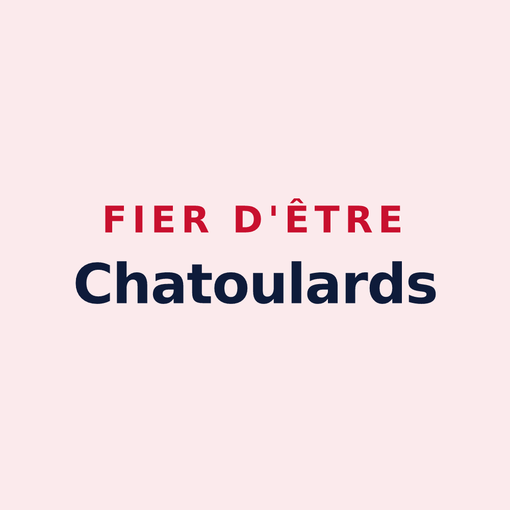 Magnet « Fier d'être Chatoulards » — design pour Châtel-de-Joux