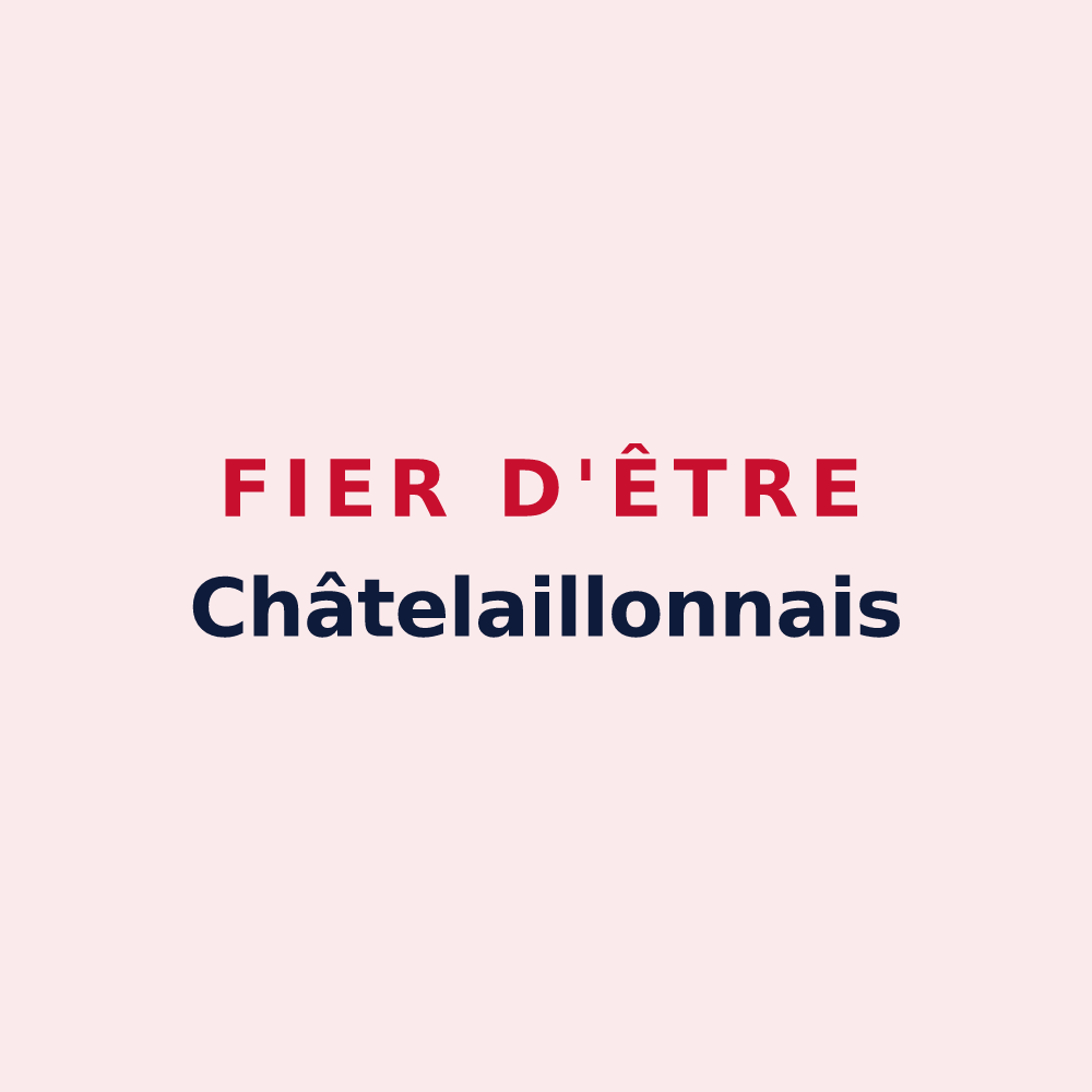 Magnet « Fier d'être Châtelaillonnais » — design pour Châtelaillon-Plage