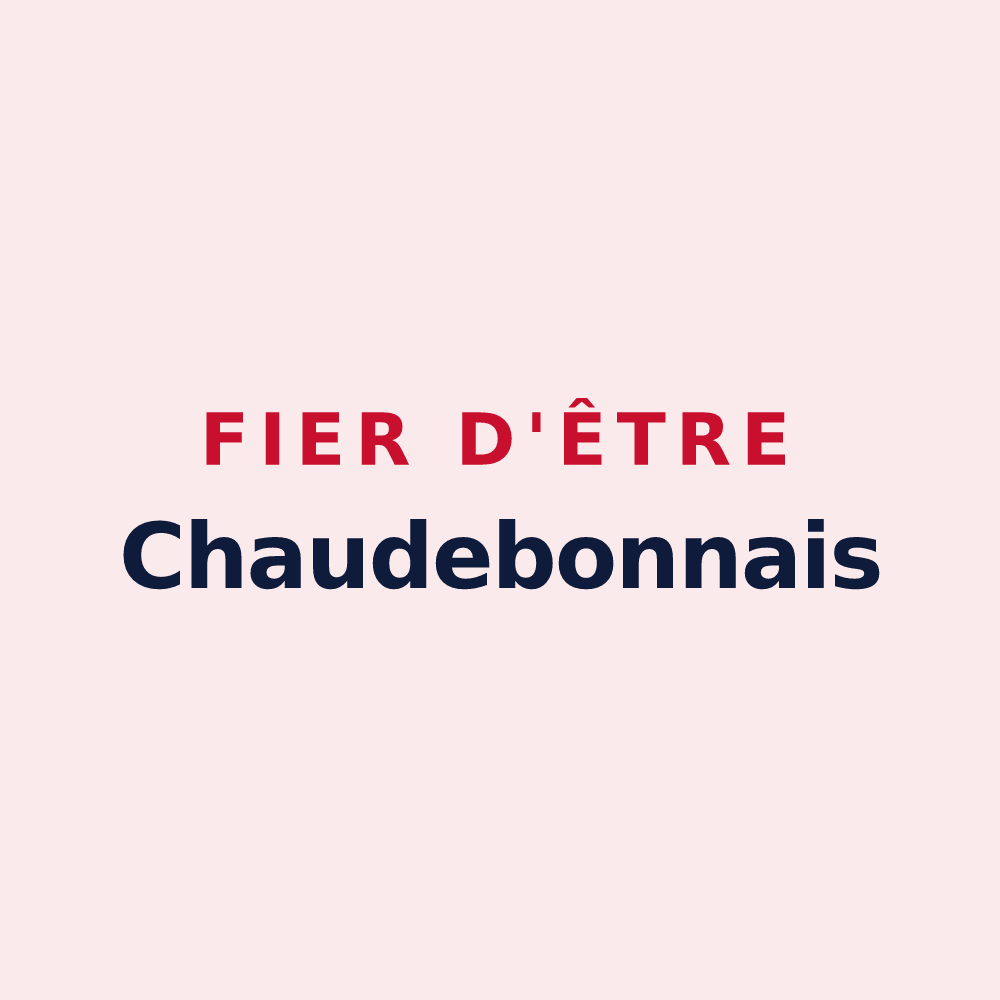 Magnet « Fier d'être Chaudebonnais » — design pour Chaudebonne