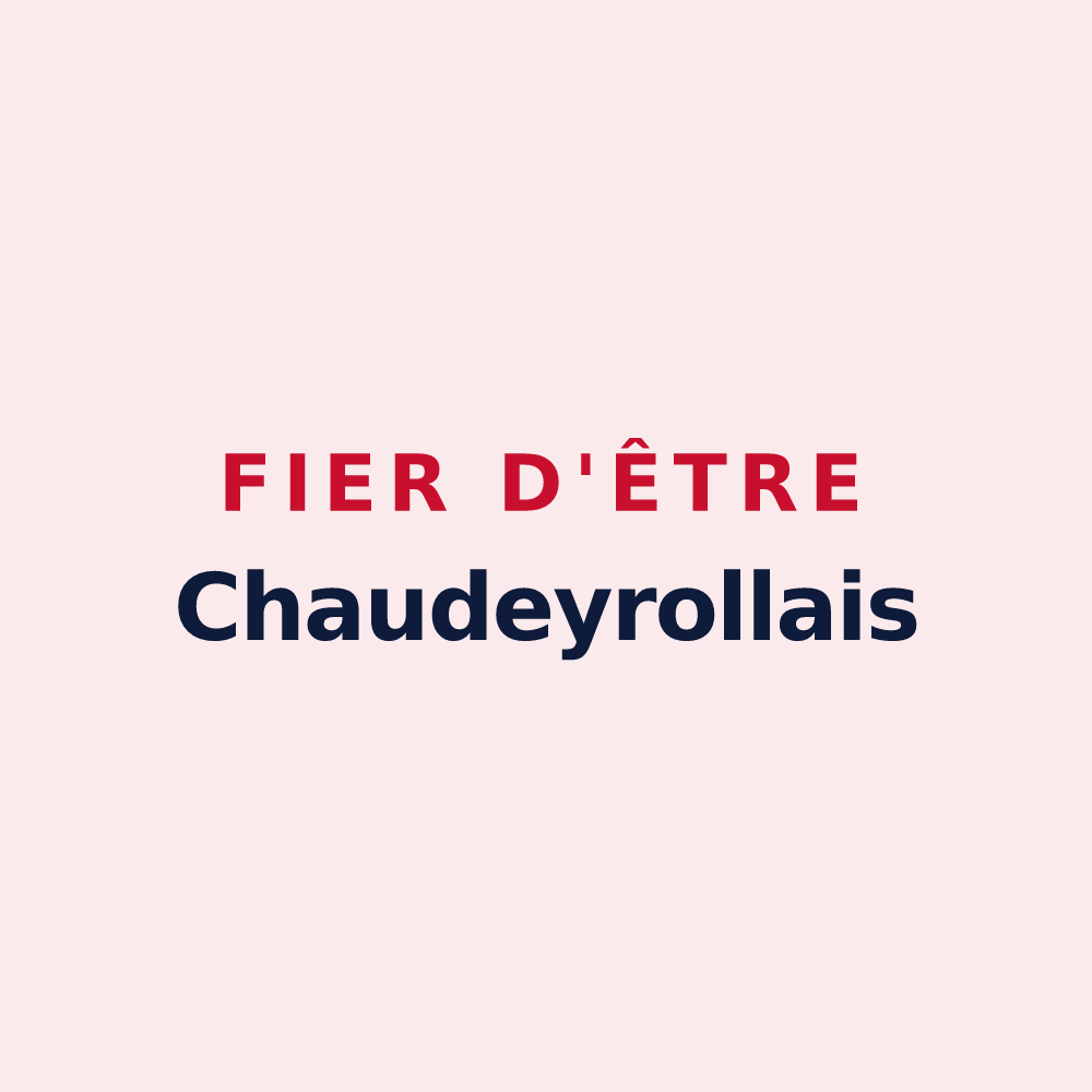 Magnet « Fier d'être Chaudeyrollais » — design pour Chaudeyrolles