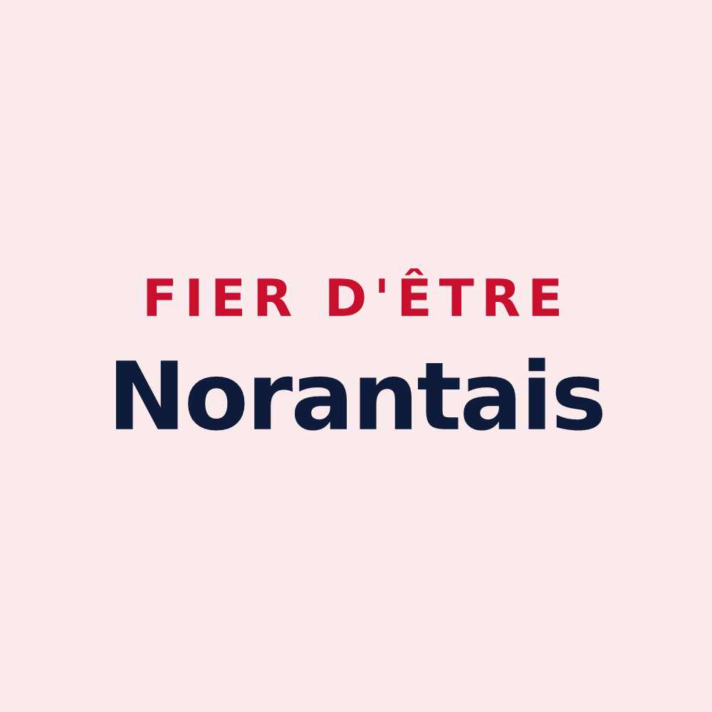 Magnet « Fier d'être Norantais » — design pour Chaudon-Norante
