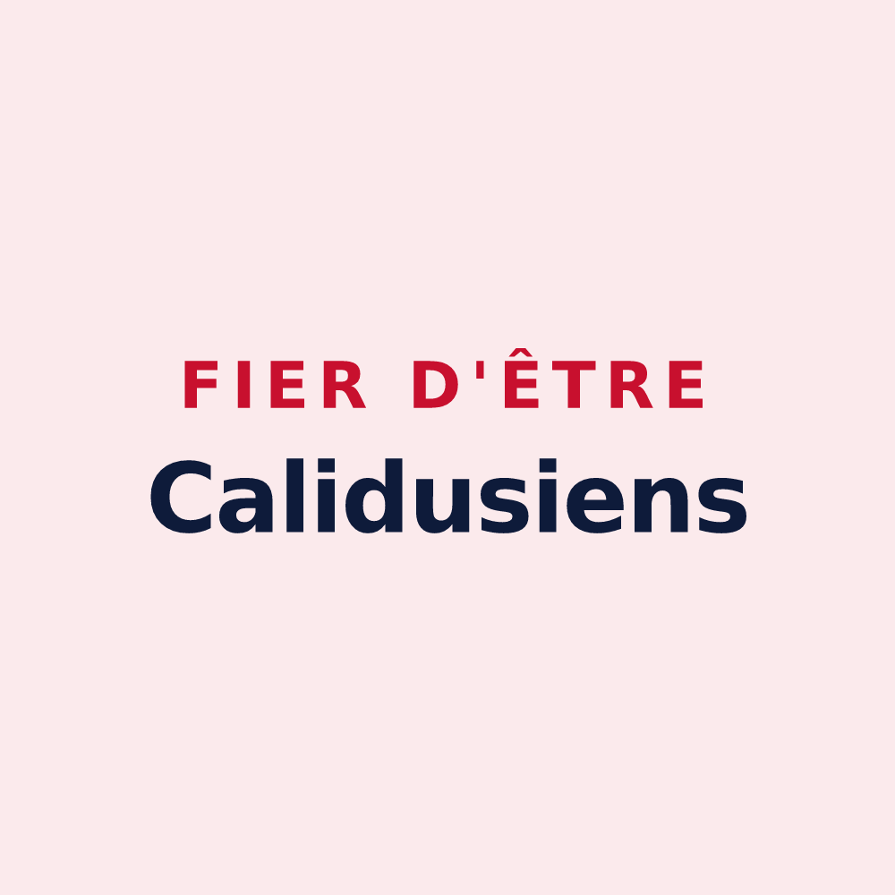 Magnet « Fier d'être Calidusiens » — design pour Chauffour-lès-Étréchy