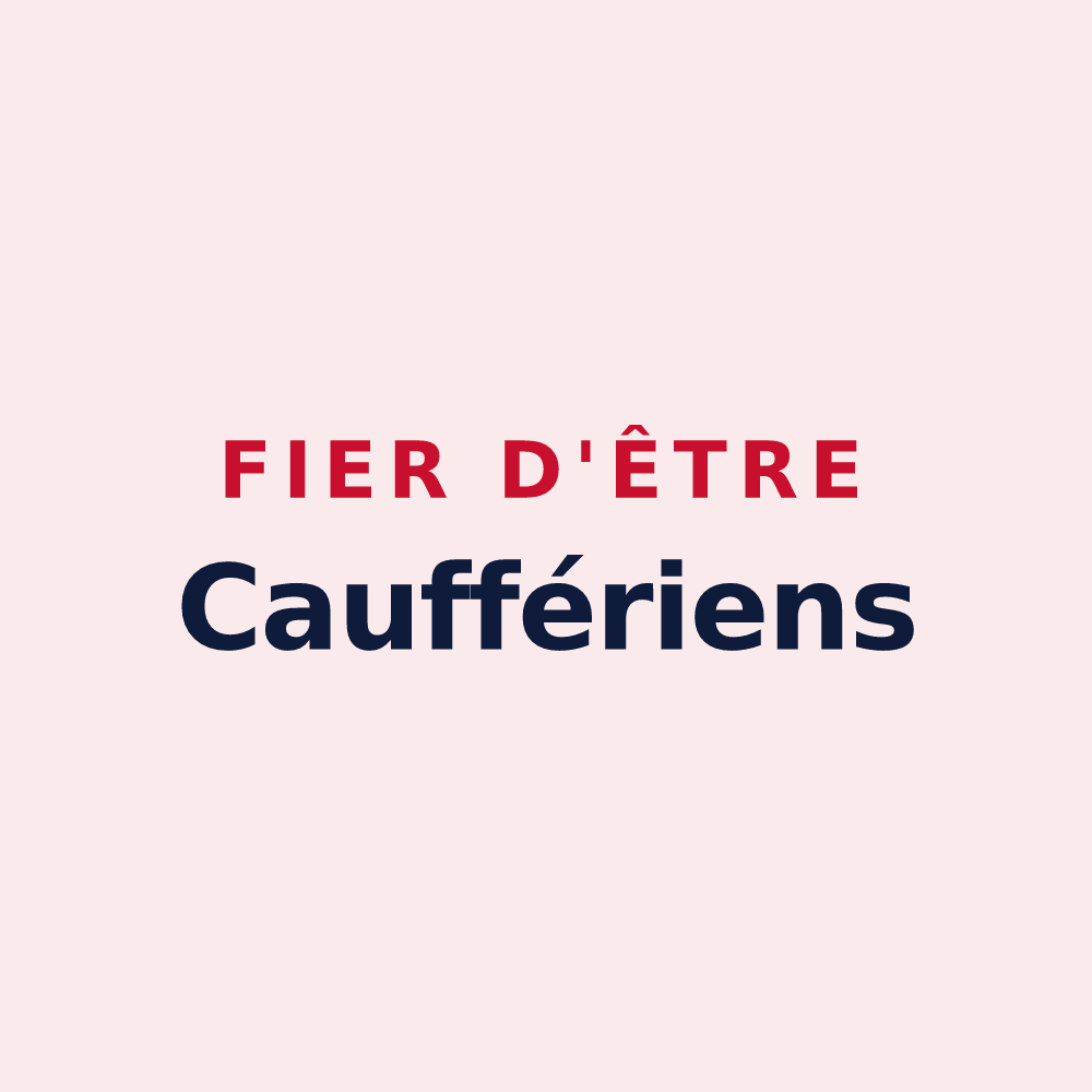 Magnet « Fier d'être Cauffériens » — design pour Chauffry
