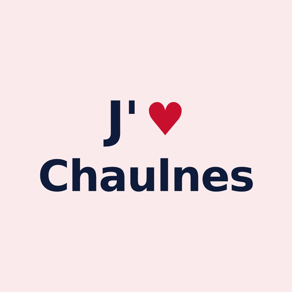 Magnet personnalisé Chaulnes — design J'aime Chaulnes