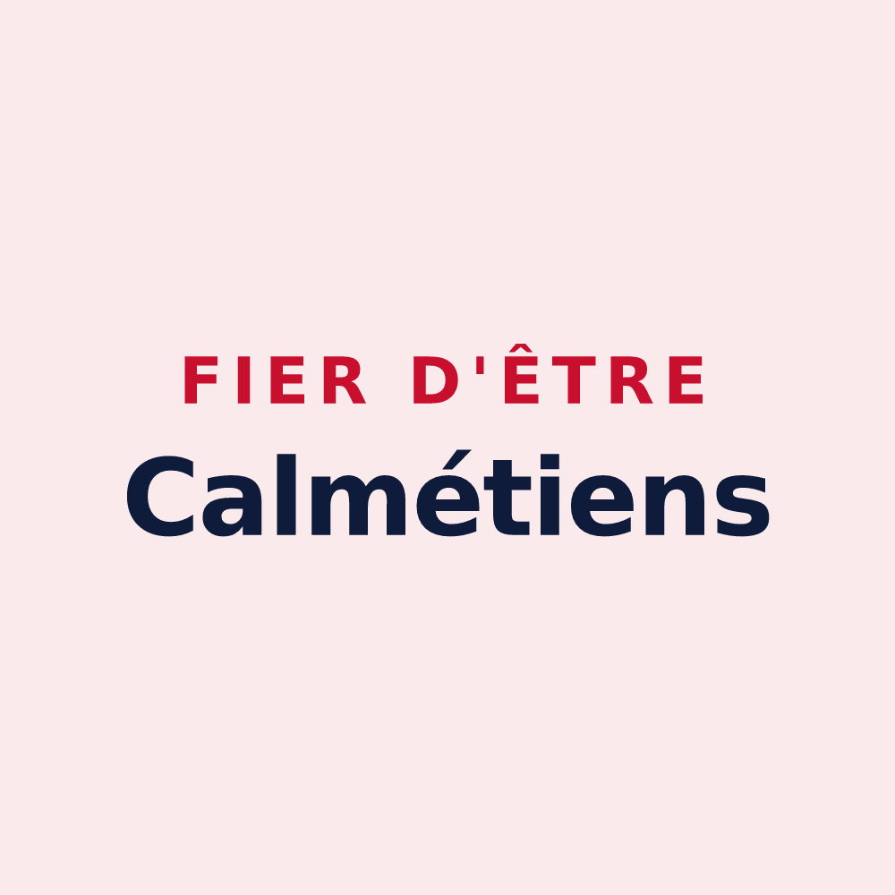 Magnet « Fier d'être Calmétiens » — design pour Chaumes-en-Brie