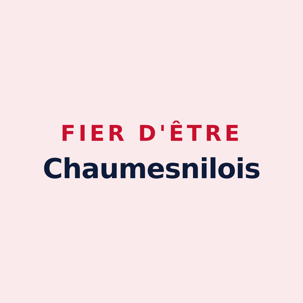 Magnet « Fier d'être Chaumesnilois » — design pour Chaumesnil