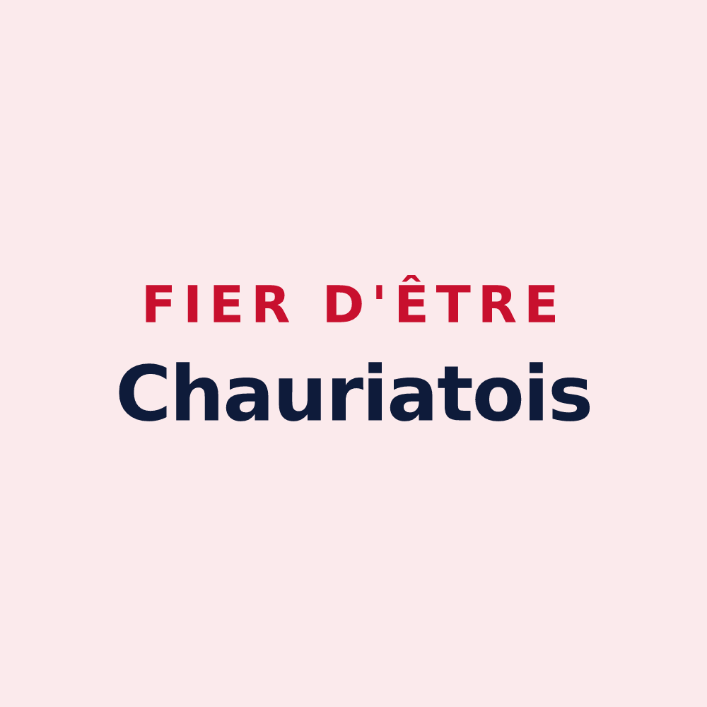 Magnet « Fier d'être Chauriatois » — design pour Chauriat