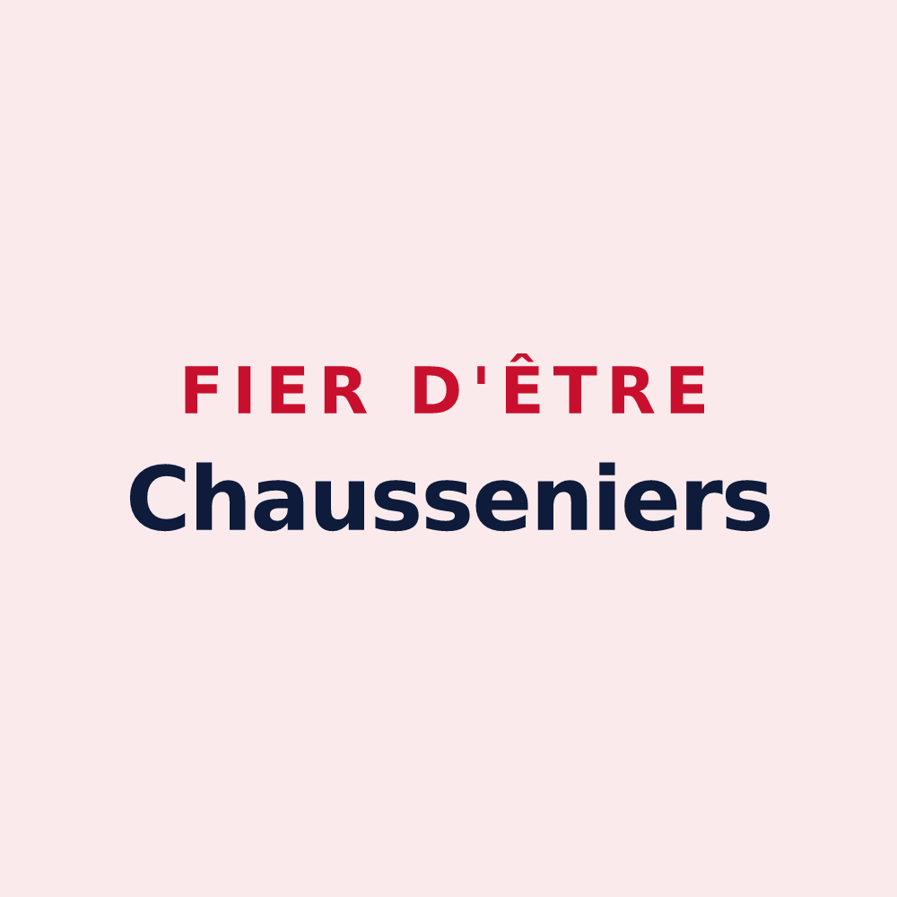 Magnet « Fier d'être Chausseniers » — design pour Chaussenans