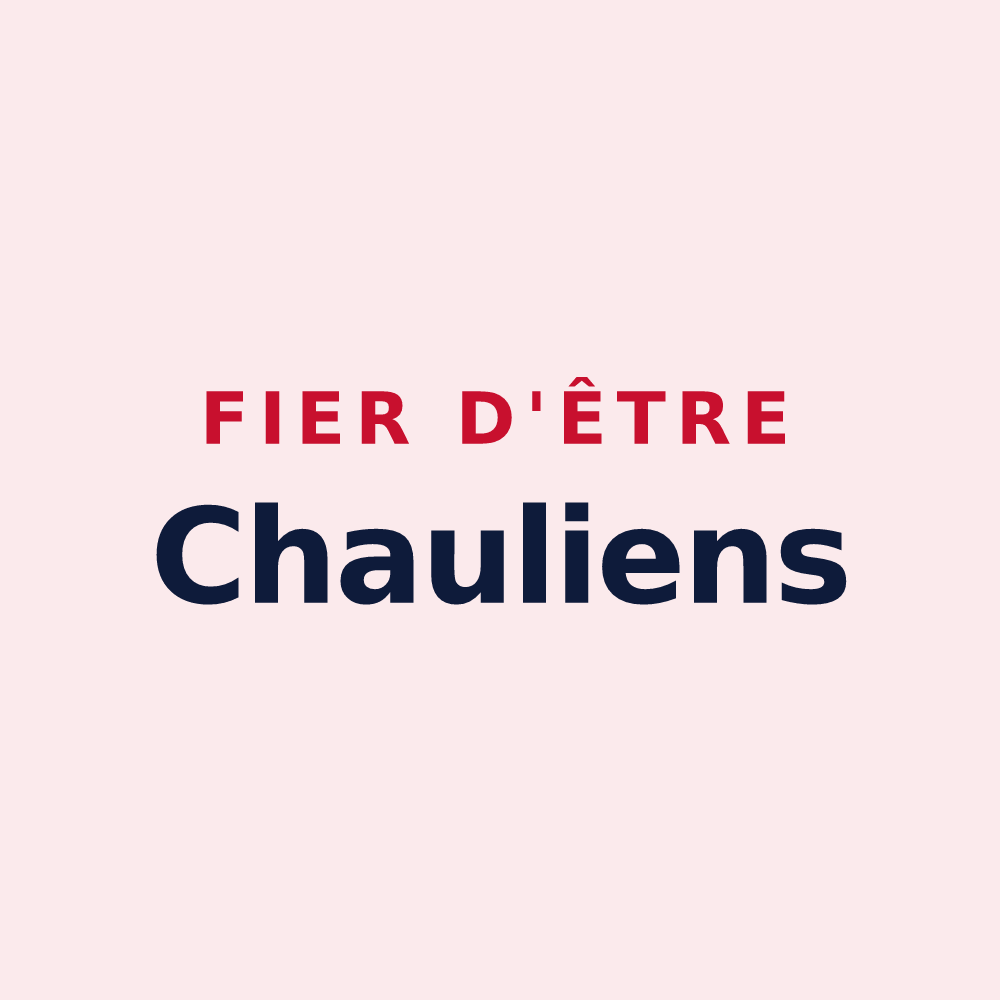 Magnet « Fier d'être Chauliens » — design pour Chaux-des-Crotenay