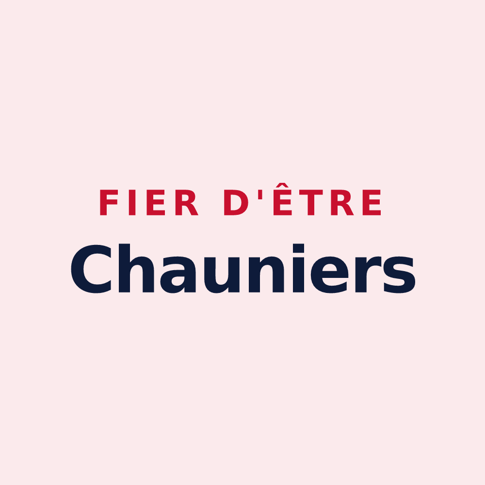 Magnet « Fier d'être Chauniers » — design pour Chaux-Neuve