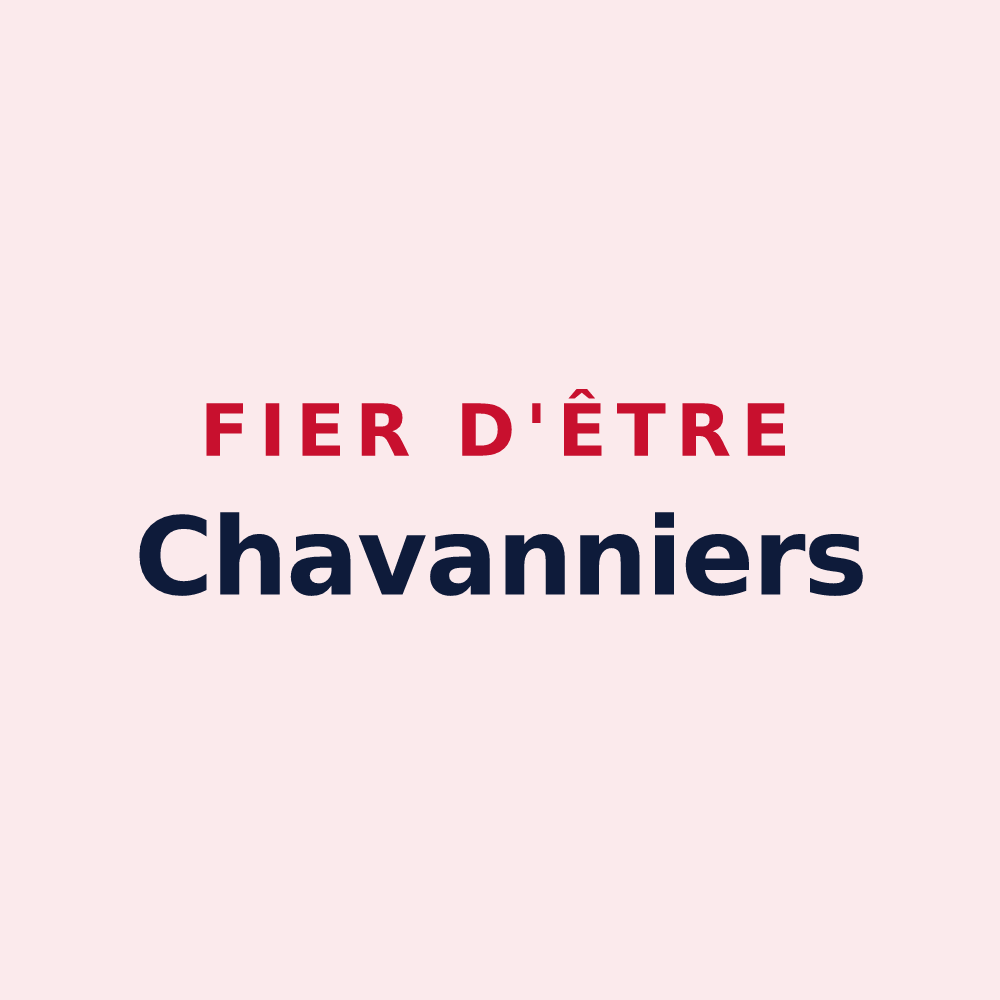 Magnet « Fier d'être Chavanniers » — design pour Chavanne