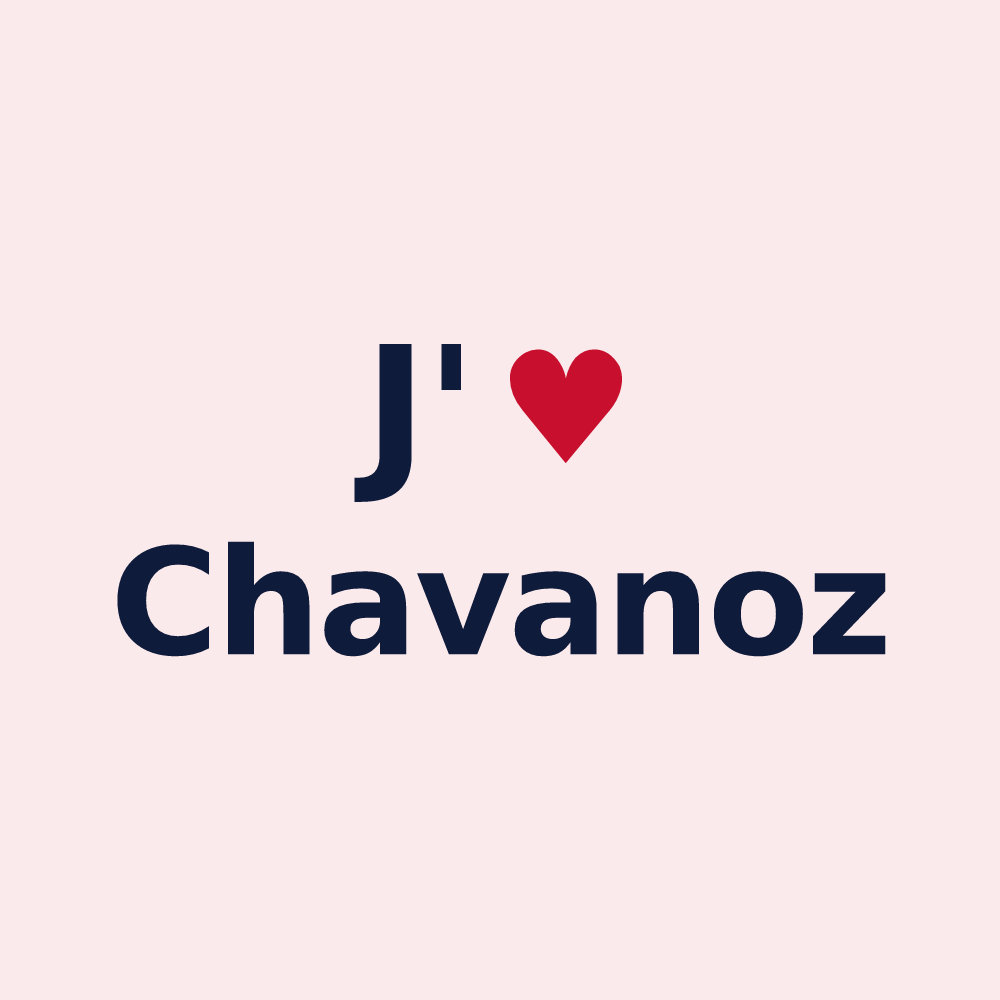 Magnet personnalisé Chavanoz — design J'aime Chavanoz