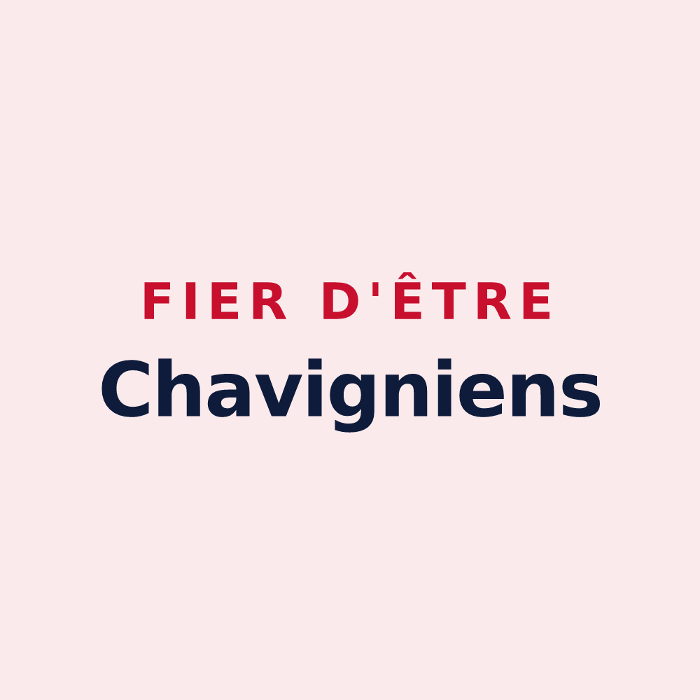 Magnet « Fier d'être Chavigniens » — design pour Chavigny