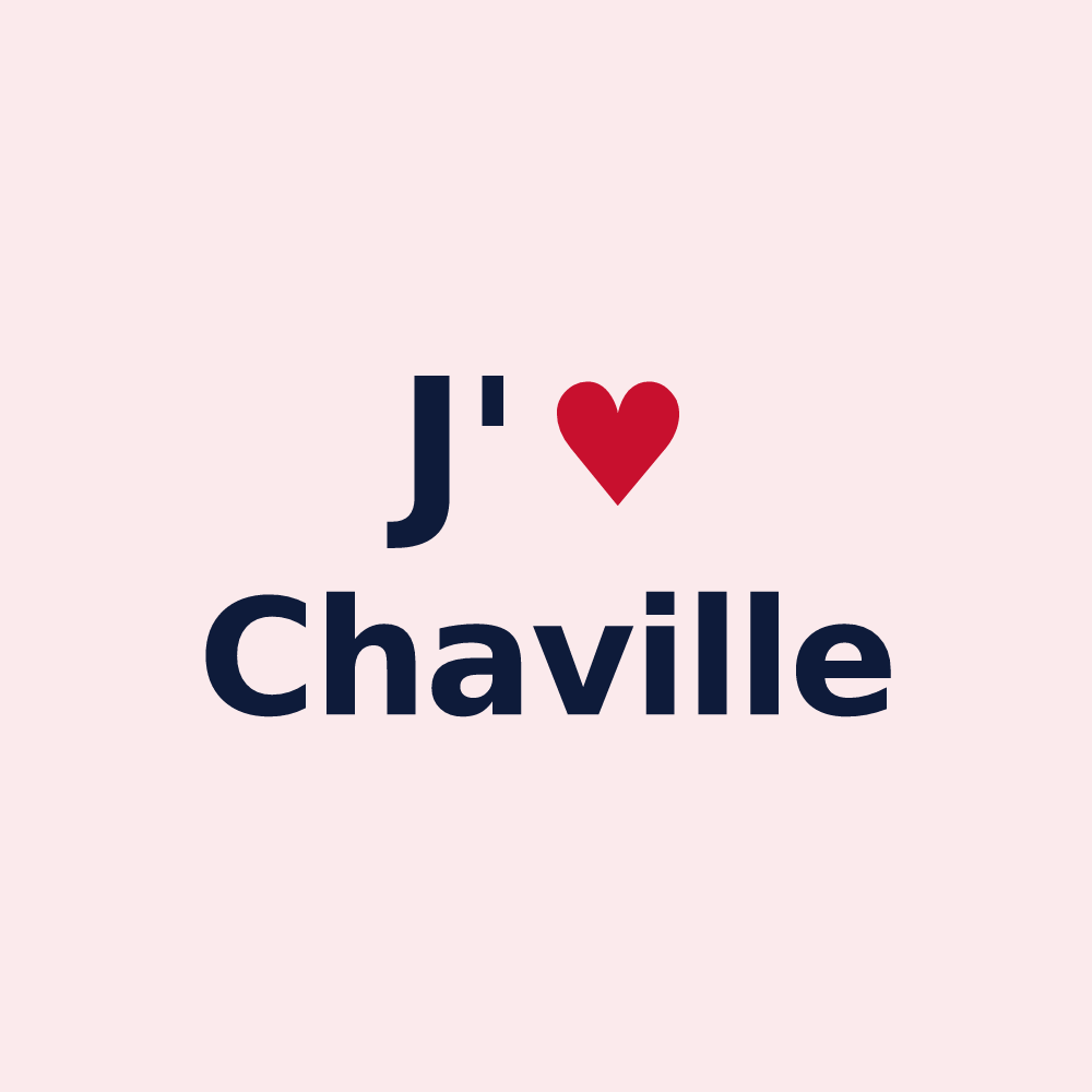 Magnet personnalisé Chaville — design J'aime Chaville